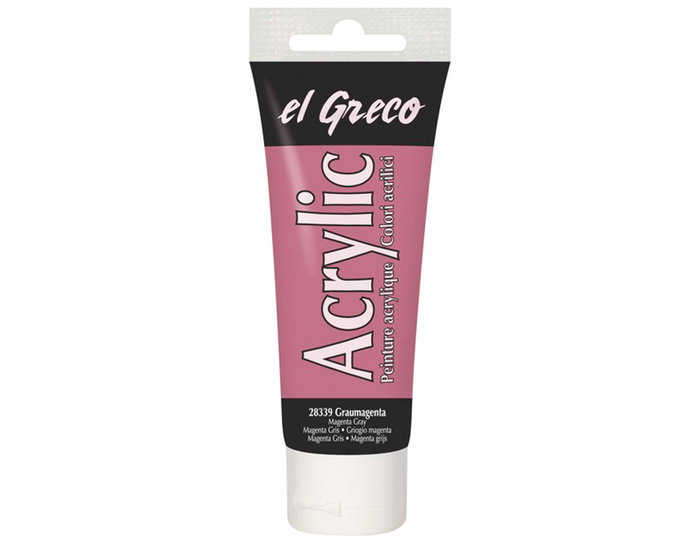 Kreul Pintura acrílica artistas EL GRECO Rosa Magenta Gray 75ml Kreul Pintura acrílica artistas EL GRECO Rosa Magenta Gray 75ml
