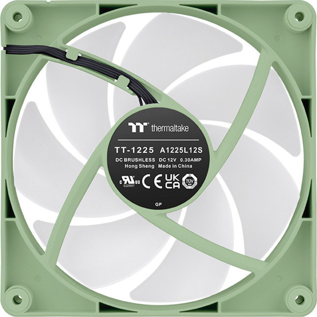 Thermaltake CT120 ARGB 2x Ventilateur Boîtier 120mm Vert Matcha - Ventilateur PC Silencieux 25.8dB