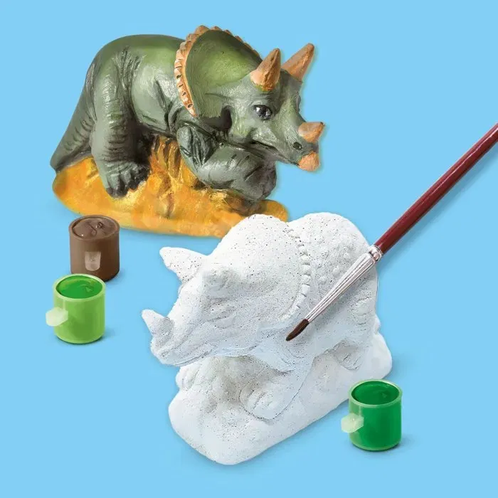 SES Creative - Kit de Moulage et Peinture Dinosaures, Hobby Blue, Moules Réutilisables, Peinture Lavable, Loisir Créatif pour Enfants 5 Ans et Plus SES Creative - Kit de Moulage et Peinture Dinosaures, Hobby Blue, Moules Réutilisables, Peinture Lavable, Loisir Créatif pour Enfants 5 Ans et Plus