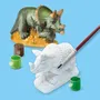 SES Creative - Kit de Moulage et Peinture Dinosaures, Hobby Blue, Moules Réutilisables, Peinture Lavable, Loisir Créatif pour Enfants 5 Ans et Plus