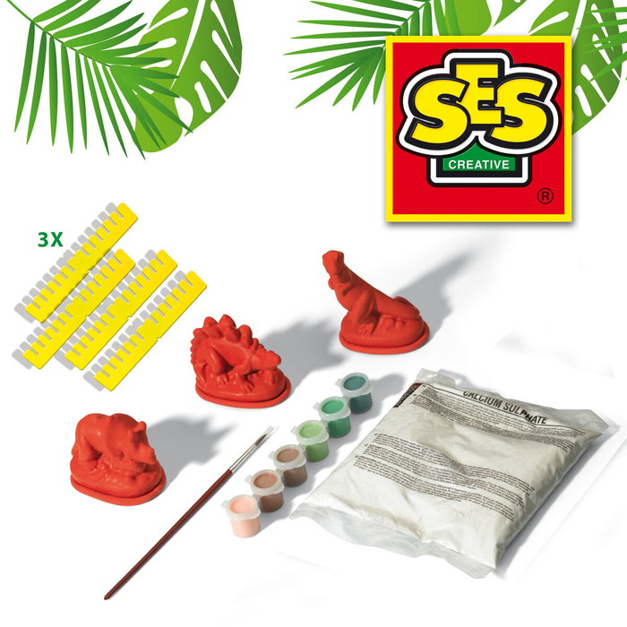 SES Creative Kit de Moulage et Peinture Dinosaures SES Creative Kit de Moulage et Peinture Dinosaures