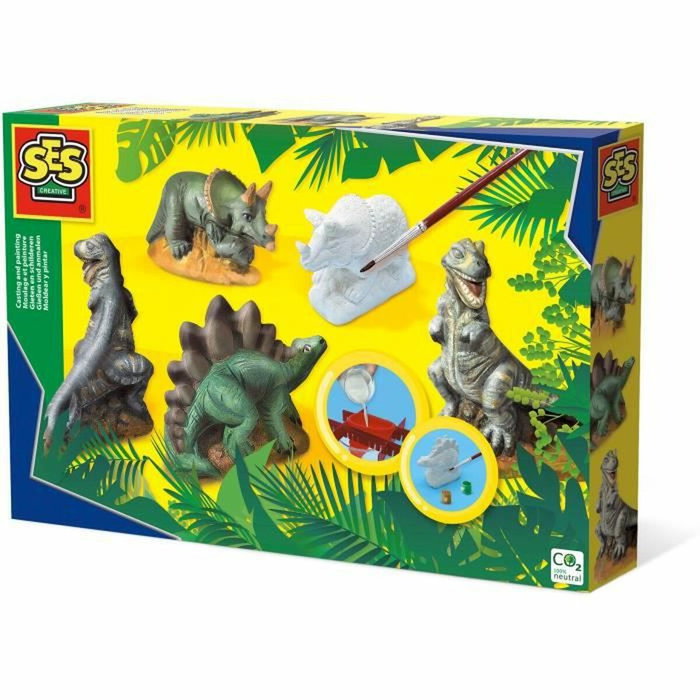 SES Creative Kit de Moulage et Peinture Dinosaures SES Creative Kit de Moulage et Peinture Dinosaures