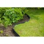 Nature Bordure de jardin - Noir - PE recyclé - H15 cm x 10 m