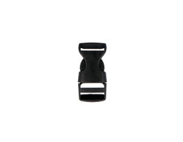 Innspiro Lot de 5 fermoirs doubles en plastique noir 19 mm