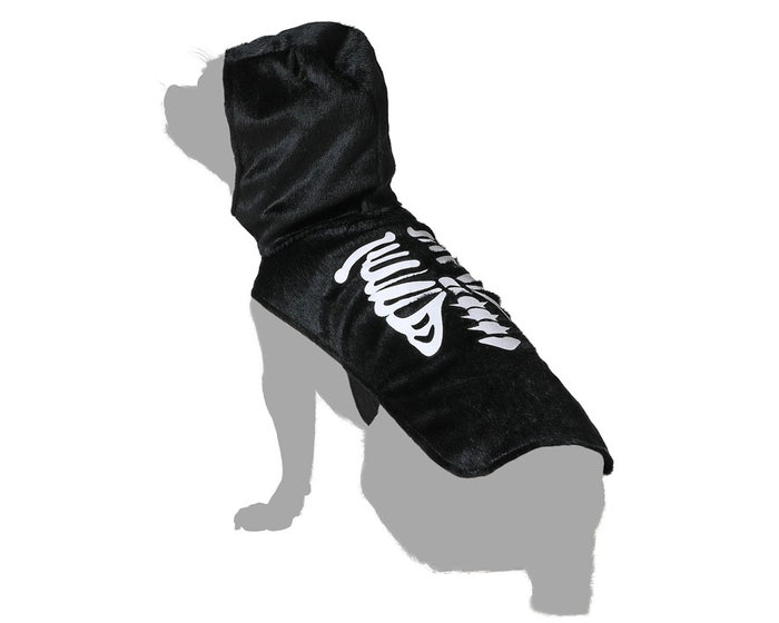 BigBuy Carnival Déguisement pour chien Squelette - Noir - S BigBuy Carnival Déguisement pour chien Squelette - Noir - S
