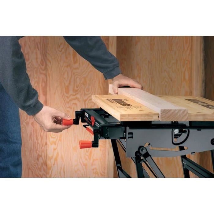 Black + Decker WM825-XJ Établi-étau Pliable Black + Decker WM825-XJ Établi-étau Pliable