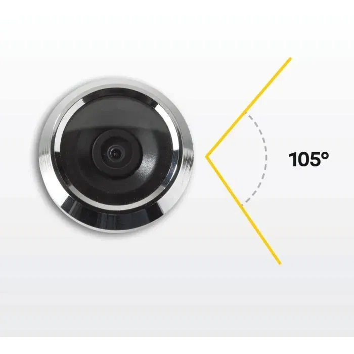 Yale DDV500 - Judas Numérique avec écran LCD 3.2 pouces, angle de vue 105°, pour portes de 38 à 110 mm d'épaisseur Yale DDV500 - Judas Numérique avec écran LCD 3.2 pouces, angle de vue 105°, pour portes de 38 à 110 mm d'épaisseur