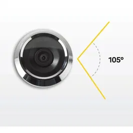 Yale DDV500 - Judas Numérique avec écran LCD 3.2 pouces, angle de vue 105°, pour portes de 38 à 110 mm d'épaisseur
