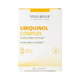 INOVANCE Ubiquinol Complex 30 gélules - Complément alimentaire au coenzyme Q10 ubiquinol, vitamines C, E, B1, B3 - Soutien cardiovasculaire et antioxydant