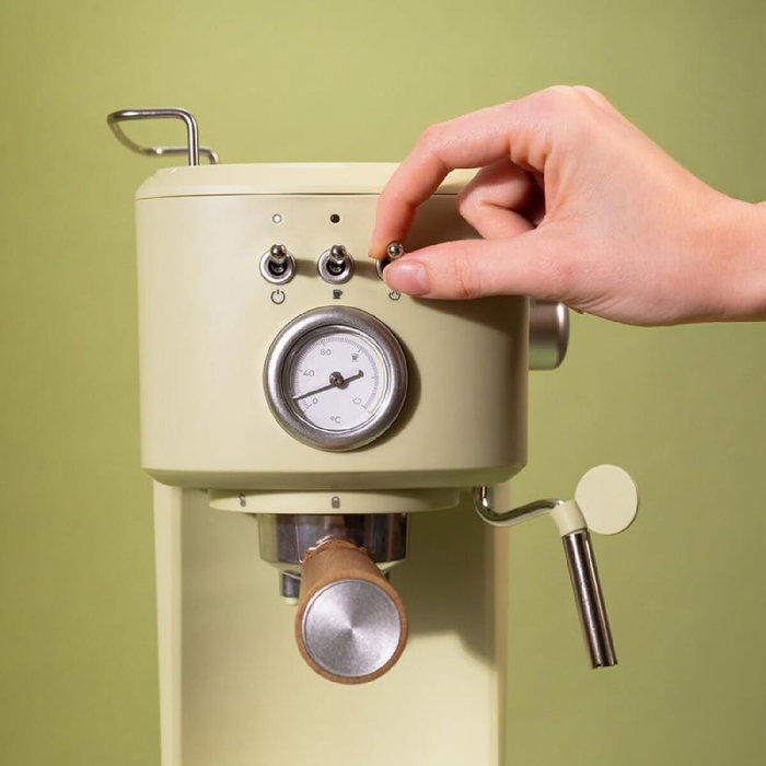 Cafetière express Cecotec Power Espresso 20 Retro 1100 W 20 bar 1,25 L Vert