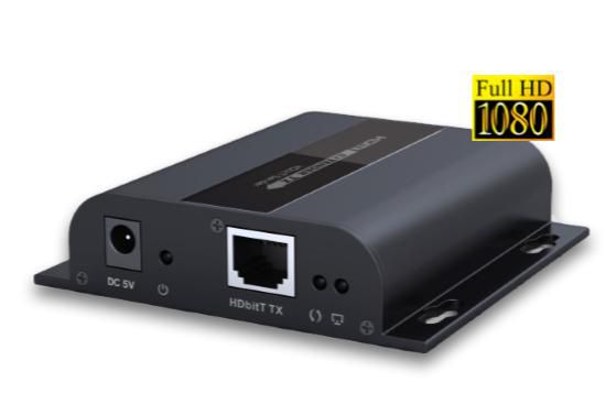 Vivolink VLHDMIEXT1-TV2 Transmetteur/Extenseur HDMI sur IP jusqu'à 120 m, 1080P 60Hz, avec Contrôle IR, Diffusion vers 253 Récepteurs, pour Switch Gigabit