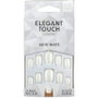 Elegant Touch Polished Colour Faux ongles Squoval Quite White