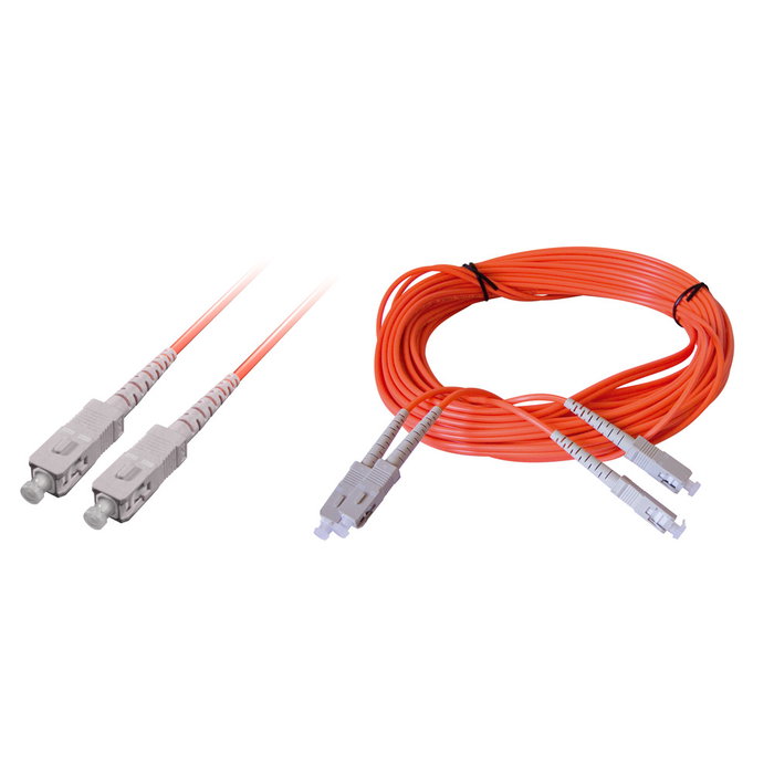 ALVA Câble fibre optique Madi3D Multi-Mode 62.5/125 µm Duplex 3m Orange ALVA Câble fibre optique Madi3D Multi-Mode 62.5/125 µm Duplex 3m Orange