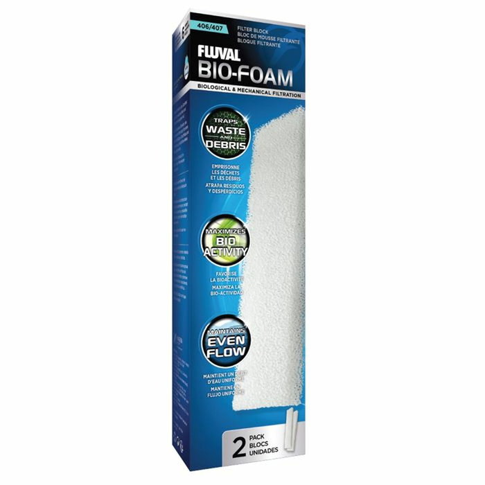 Fluval 2 blocs de mousse de filtration pour modèles 404, 405 et 406 Fluval 2 blocs de mousse de filtration pour modèles 404, 405 et 406