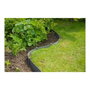 Nature Lot de 10 ancres pour bordures de jardin en polypropylène gris