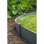 Nature Lot de 10 ancres pour bordures de jardin en polypropylène gris