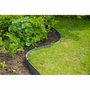 Nature Lot de 10 ancres pour bordures de jardin en polypropylène gris