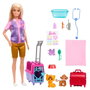 Barbie Coffret Sauvetage d'Animaux avec poupée blonde et accessoires