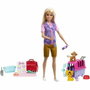 Barbie Coffret Sauvetage d'Animaux avec poupée blonde et accessoires