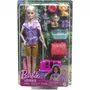 Barbie HRG50 - Coffret poupée Sauvetage d'Animaux avec poupée blonde, 2 bébés animaux (tigre et singe) et 12 accessoires
