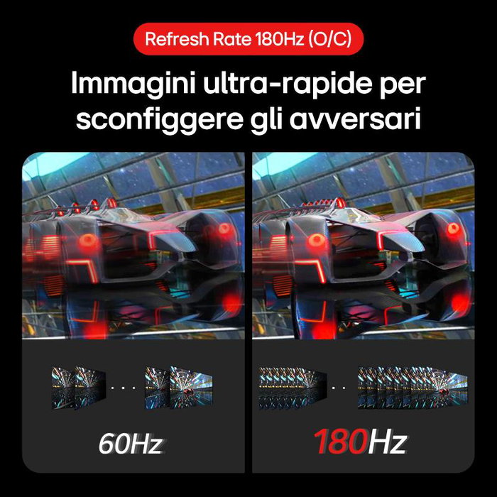 LG UltraGear 24GS60F-B Moniteur Gaming 24" Full HD 180 Hz IPS 1 ms HDMI DisplayPort HDR10