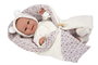 Muñecas Arias - Poupée Elegance 35 cm avec couverture, blanc, jouet d'éveil sensoriel et de poids, âge recommandé 3 ans