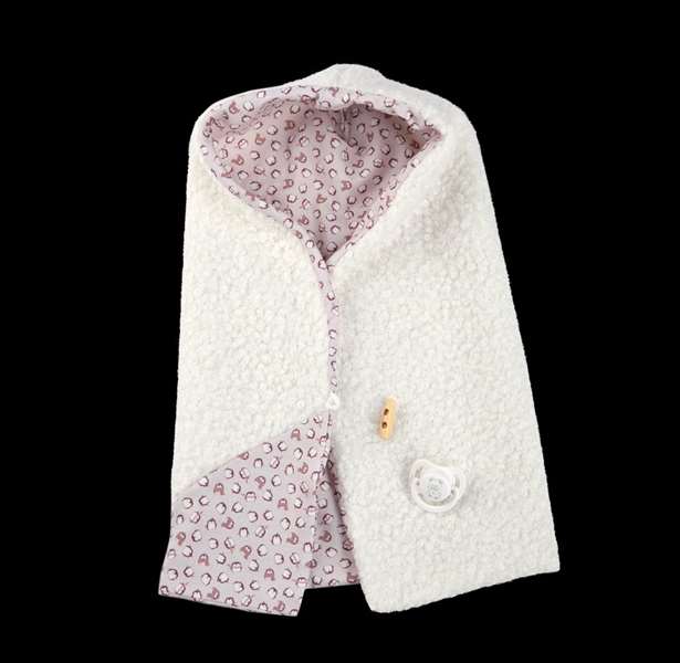 Muñecas Arias - Poupée Elegance 35 cm avec couverture, blanc, jouet d'éveil sensoriel et de poids, âge recommandé 3 ans