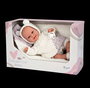 Muñecas Arias - Poupée Elegance 35 cm avec couverture, blanc, jouet d'éveil sensoriel et de poids, âge recommandé 3 ans