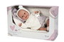 Muñecas Arias - Poupée Elegance 35 cm avec couverture, blanc, jouet d'éveil sensoriel et de poids, âge recommandé 3 ans