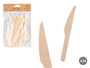 Kinvara Set de 24 Couteaux en Bois de Bouleau Marron 14x22x2,3 cm (Set de 36)