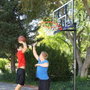 Color Baby - Canastilla de baloncesto portable ajustable en polycarbonate Lifetime avec panneau, hauteur réglable 244-305 cm