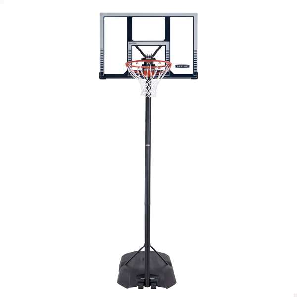 Color Baby - Canastilla de baloncesto portable ajustable en polycarbonate Lifetime avec panneau, hauteur réglable 244-305 cm