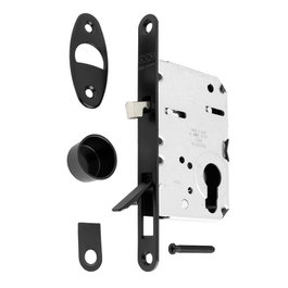 CERRAD/PICAP. MAGNETICOS Picaporte Magnétique Wave E50 pour Porte Coulissante - Noir Mat