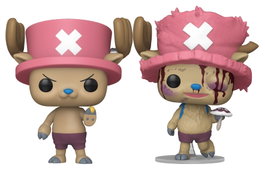 One Piece assortiment POP! Animation Vinyl figurines Chopper w/Chase 9 cm (6)