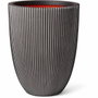 Capi Europe Vase GROOVE NL Anthracite 34x46 cm