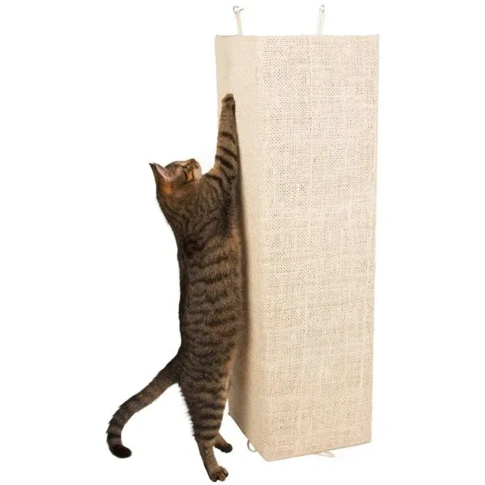 Kerbl Kevin Griffoir pour Chat Mural en Sisal avec Catnip - 100 x 56 cm - Beige - Accessoire Bien-être Félin