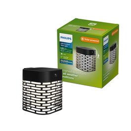 Philips Applique LED solaire Hara noir 3,8 W 400/10 lm 2700 K