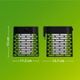 Philips Applique LED solaire Hara noir 3,8 W 400/10 lm 2700 K