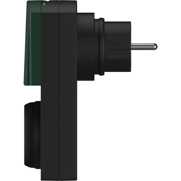 GAO Programmateur extérieur avec détecteur crépusculaire IP44 - 1000 W - Blanc - Allumage automatique de l'éclairage