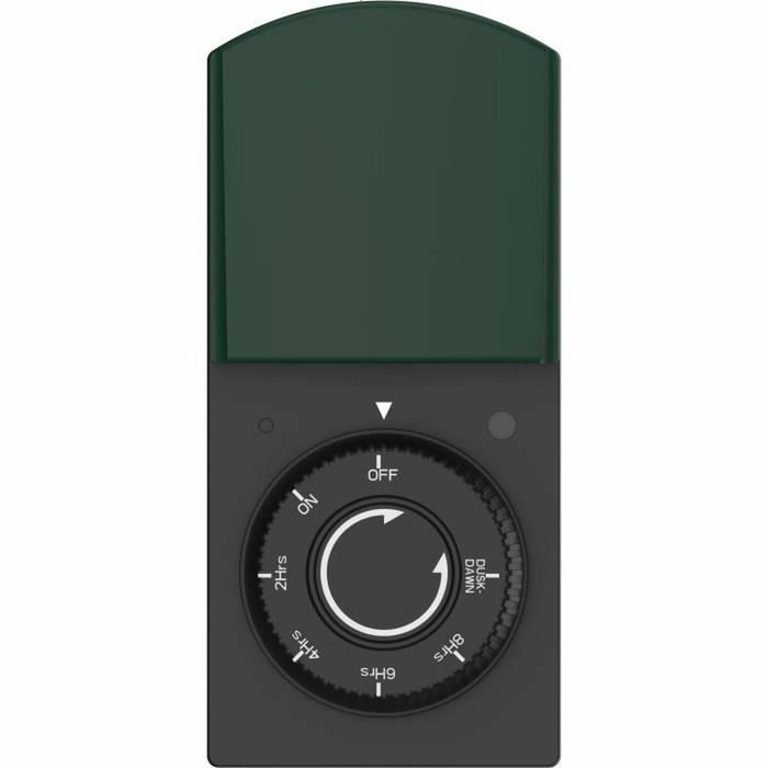 GAO Programmateur extérieur IP44 avec détecteur crépusculaire, 1000 W, Blanc