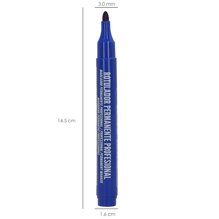 WOLFPACK LINEA PROFESIONAL Marqueur permanent professionnel bleu