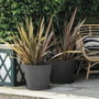 Deroma Pot de fleurs Origin - 38 x H32 cm - 24 L - Gris