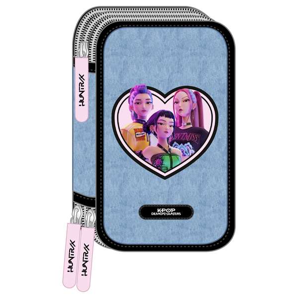Safta Huntr/X Plumier triple 37 pièces K-Pop Demon Hunters 12,5x19,5x5,5cm Safta Huntr/X Plumier triple 37 pièces K-Pop Demon Hunters 12,5x19,5x5,5cm
