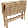 FERRET - Table de jardin carrée pliable en bois d'acacia FSC 4 personnes - Dimensions 90 x 90 x H75 cm
