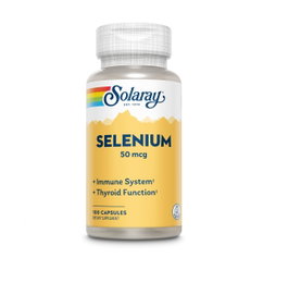 SOLARAY Sélénium 50 mcg, 100 capsules