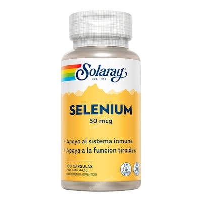 SOLARAY Sélénium 50 mcg, 100 capsules