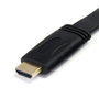 Startech HDMI 4K x 2K Câble Plat Haute Vitesse avec Ethernet 5 m - Ultra HD - Noir