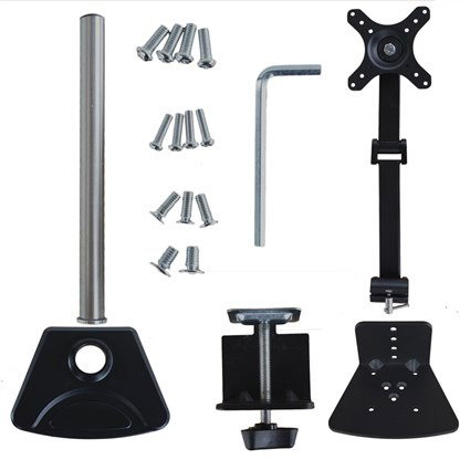 Elbe SM-1232-10K Bras support de bureau pour moniteur de 12" à 32", 10 kg max, rotation 360° Elbe SM-1232-10K Bras support de bureau pour moniteur de 12" à 32", 10 kg max, rotation 360°