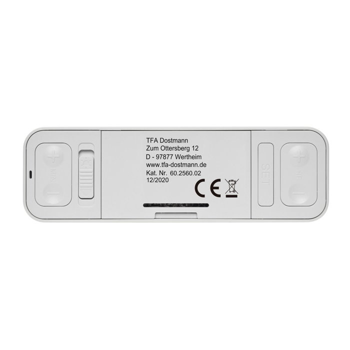 Tfa TWIST 60.2560.02 Réveil radio-commandé blanc