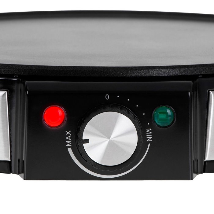 Adler Crêpière AD 3058 1600W Ø30 cm Antiadhésif Régulateur Température Acier Inoxydable